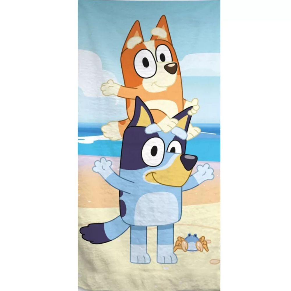 Bluey Παιδική Πετσέτα Θαλάσσης Μπλε 70x140cm (Fast Dry)